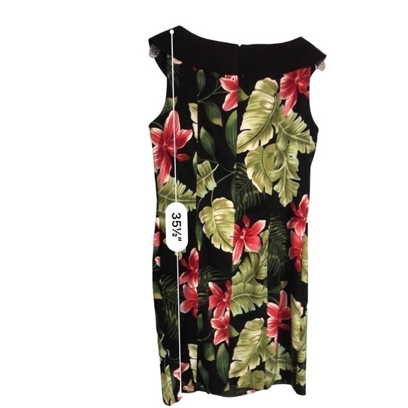 Kim Rogers Tropical Print Dress Size 12 - Picture 7 of 14